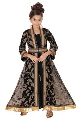 Arabian Thobe Partywear Kaftan Gown Mother + Daughter Combo Set 4