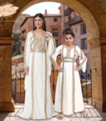 Henna Tea Party Traditional Arabic Kaftan Gown