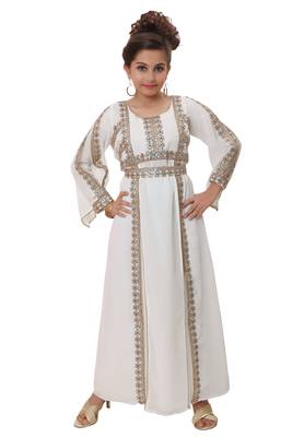 Henna Tea Party Traditional Arabic Kaftan Gown 4
