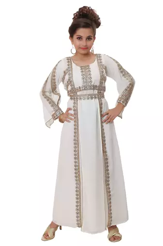 Henna Tea Party Traditional Arabic Kaftan Gown