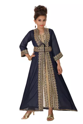 Designer Takchita Dubai Kaftan Gown Bridesmaid Dress