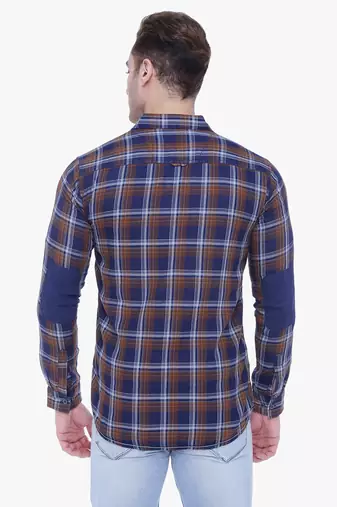 Men's cotton twill casual checks shirt | checks shirt for men