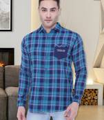 Men's cotton twill casual checks shirt | checks shirt for men
