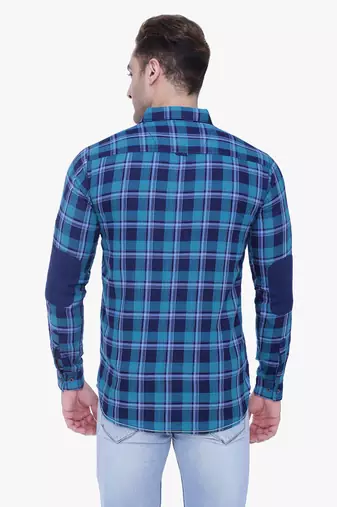Men's cotton twill casual checks shirt | checks shirt for men