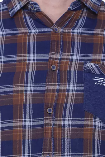 Men's cotton twill casual checks shirt | checks shirt for men