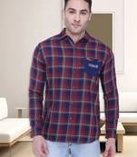 Men's cotton twill casual checks shirt | checks shirt for men