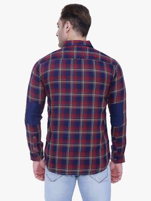 Men's cotton twill casual checks shirt | checks shirt for men 2
