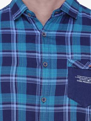 Men's cotton twill casual checks shirt | checks shirt for men 4