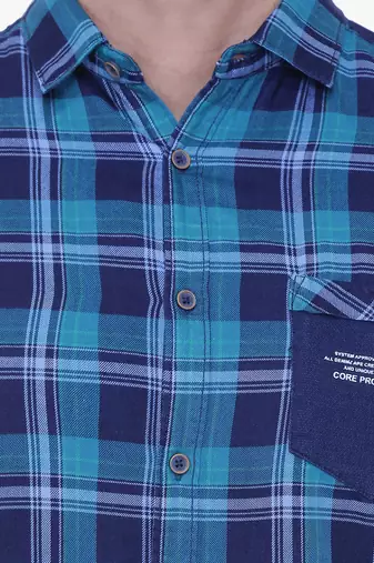 Men's cotton twill casual checks shirt | checks shirt for men
