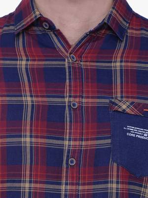 Men's cotton twill casual checks shirt | checks shirt for men 4