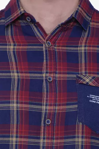 Men's cotton twill casual checks shirt | checks shirt for men