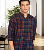 Men's twill cotton casual shirt | checks shirt for men