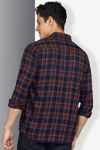 Men's twill cotton casual shirt | checks shirt for men