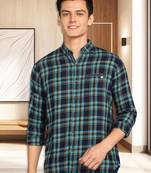Men's twill cotton casual shirt | checks shirt for men