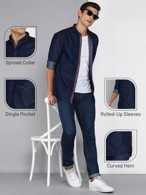 Men's denim casual shirt | denim shirt for men 5