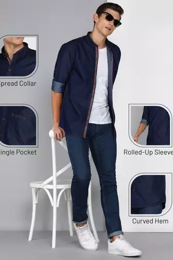 Men's denim casual shirt | denim shirt for men