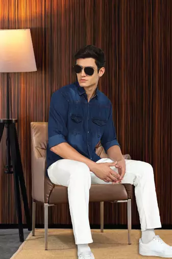 Men's denim casual shirt | denim shirt for men