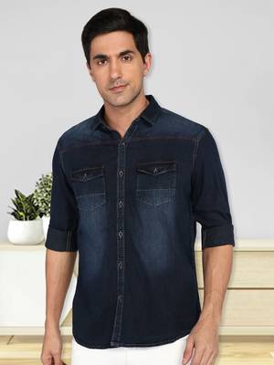 Men's denim casual shirt | denim shirt for men 1