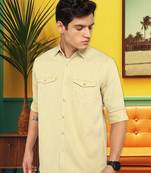 Men's denim casual shirt | double pocket shirt for men