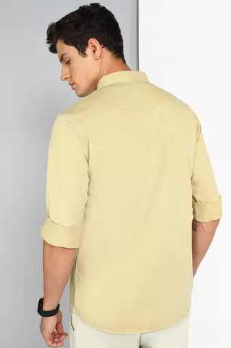 Men's denim casual shirt | double pocket shirt for men