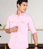 Men's denim casual shirt | double pocket shirt for men