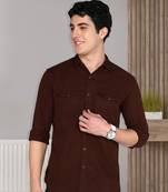 Men's denim casual shirt | double pocket shirt for men