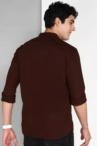 Men's denim casual shirt | double pocket shirt for men