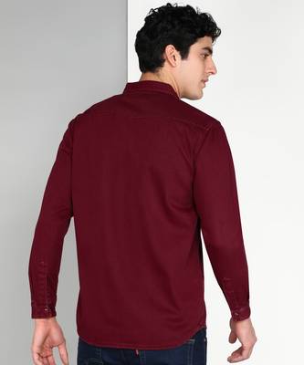 Men's denim casual shirt | double pocket shirt for men 2