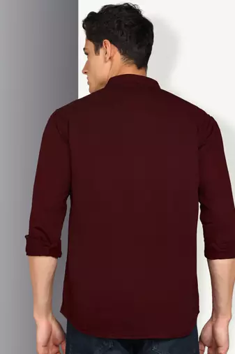 Men's denim casual shirt | double pocket shirt for men