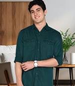 Men's denim casual shirt | double pocket shirt for men