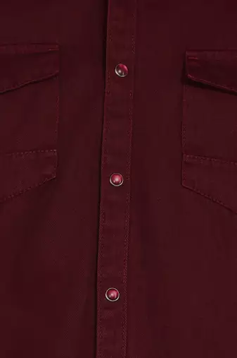 Men's denim casual shirt | double pocket shirt for men
