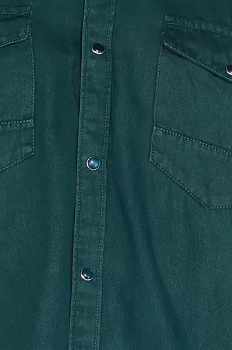 Men's denim casual shirt | double pocket shirt for men