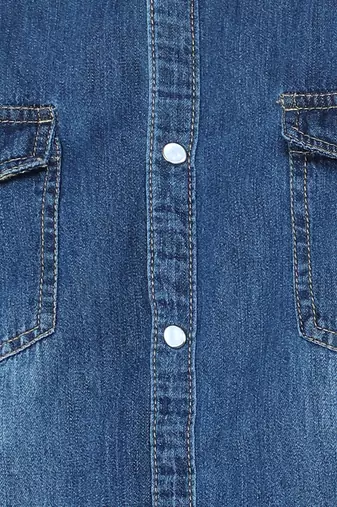Men's denim casual shirt | double pocket shirt for men