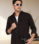 Men's denim casual shirt | double pocket shirt for men