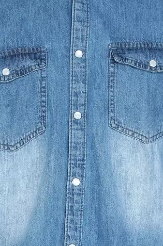 Men's denim casual shirt | double pocket shirt for men