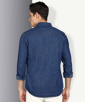 Men's denim casual shirt | double pocket shirt for men 2