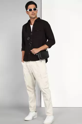Men's denim casual shirt | double pocket shirt for men