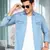 Men's denim casual shirt | double pocket shirt for men