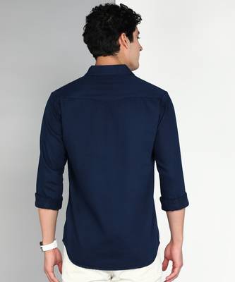 Men's denim casual shirt | double pocket shirt for men 2