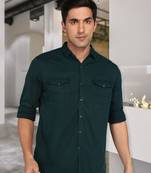 Men's denim casual shirt | double pocket shirt for men