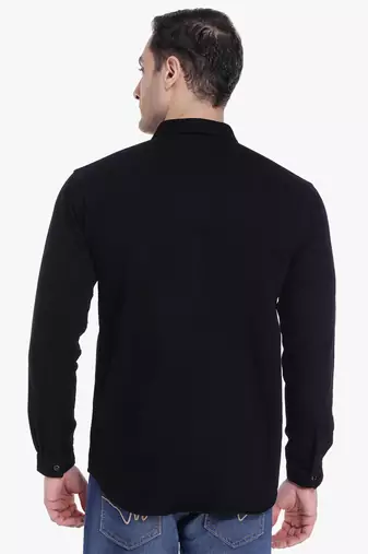 Men's denim casual shirt | double pocket shirt for men