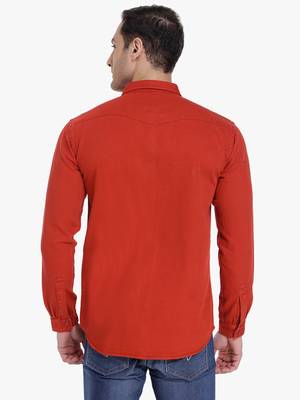 Men's denim casual shirt | double pocket shirt for men 2
