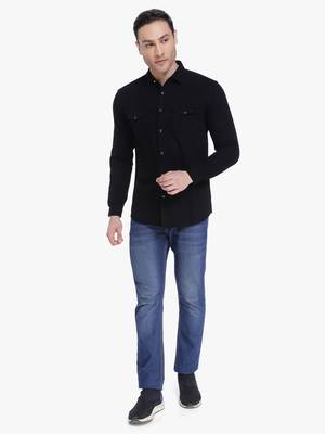 Men's denim casual shirt | double pocket shirt for men 3