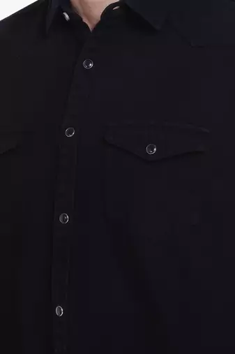 Men's denim casual shirt | double pocket shirt for men