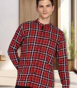 Kuons avenue men's cotton casual checks shirt