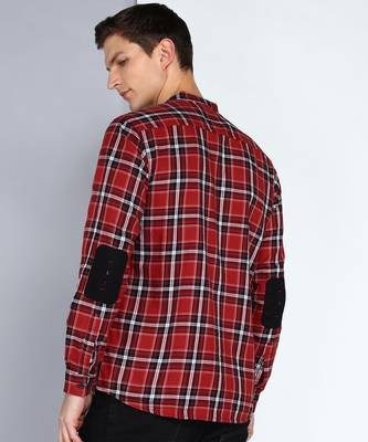 Kuons avenue men's cotton casual checks shirt 2