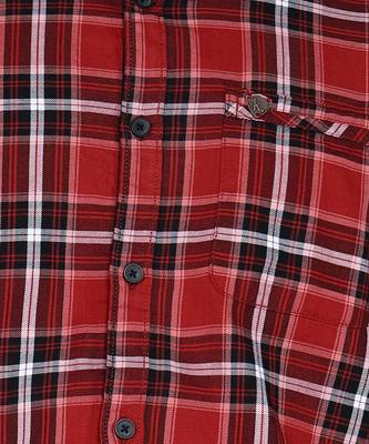 Kuons avenue men's cotton casual checks shirt 4