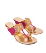 Rani Yellow Kolhapuri Wedges