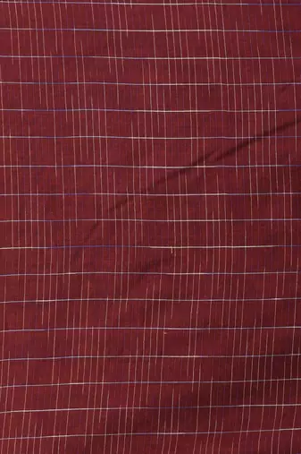 Lime yellow cotton handspun soft saree with contrast maroon pallu