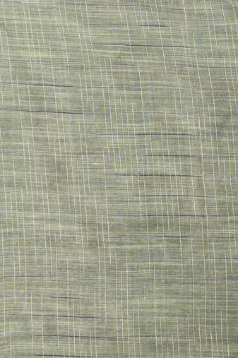 Teal cotton handspun soft saree with contrast ecru pallu